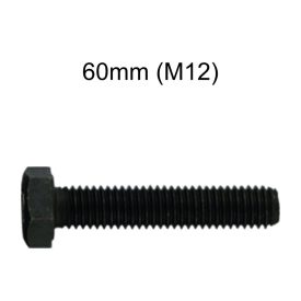 Hatlapfejű natúr metrikus csavar DIN933 - M12 x 60mm 10.9