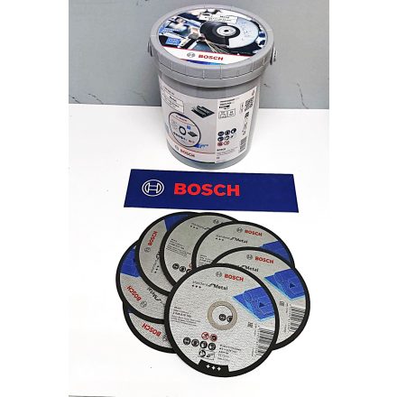 Bosch Standard For Metal Vágótárcsa 125X1mm VÖDRÖS 100db-os kiszerelés