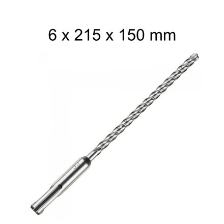 Milwaukee SDS-PLUS 4 élű fúró - 6x215x150 mm