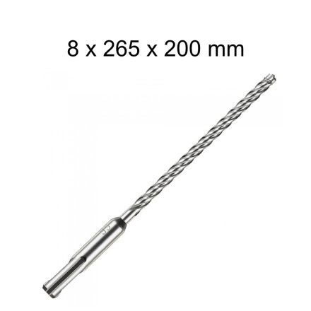 Milwaukee SDS-PLUS 4 élű fúró - 8x265x200 mm