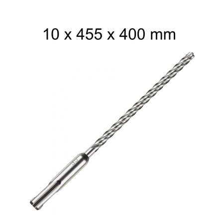 Milwaukee SDS-PLUS 4 élű fúró - 10x455x400 mm
