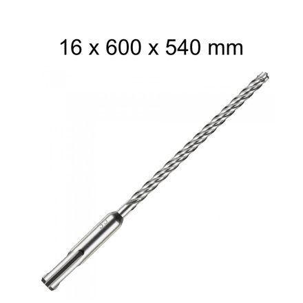 Milwaukee SDS-PLUS 4 élű fúró - 16x600x540 mm