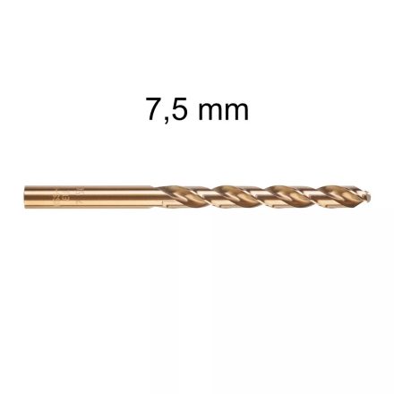 Milwaukee Red Cobalt HSS-G CO fémfúró - 7,5 mm