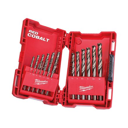 Milwaukee Red Cobalt fémfúró készlet 19 db-os