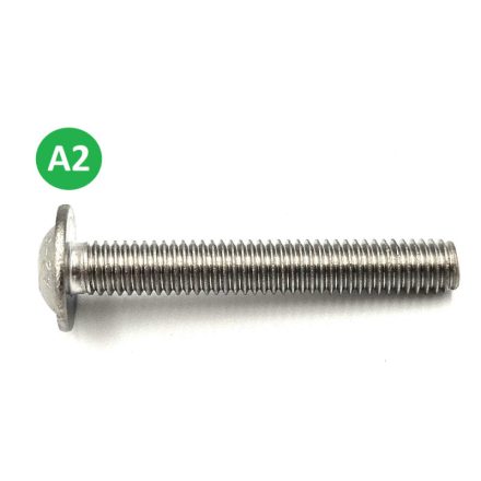 M6X25 Peremes Belsőkulcsnyílású csavar A2  ISO7380-2