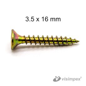 DIN 7505 faforgácslap csavar - 3,5x16 mm
