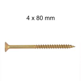 DIN 7505 faforgácslap csavar - 4x80 mm