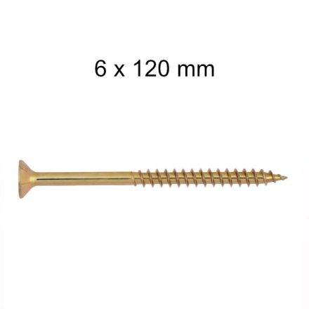 DIN 7505 faforgácslap csavar - 6x120 mm