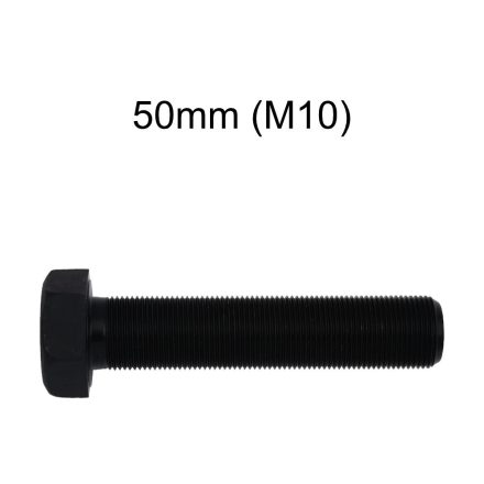 Hatlapfejű natúr csavar DIN961 - M10 x 50mm - 1 mm