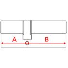 30X35 Abus D10PS Kétoldalas zárbetét
