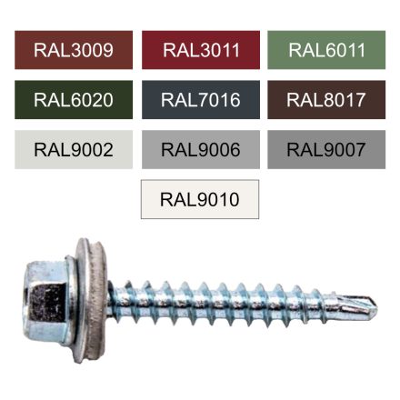 Több színben 4.8 x 19 mm fűzőcsavar alátéttel