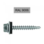 Hatlapfejű famenetes lemezcsavar alátéttel több színben 4.8x35 mm 