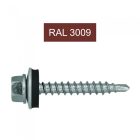 Hatlapfejű famenetes lemezcsavar alátéttel több színben 4.8x35 mm 