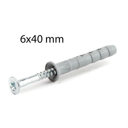 Beütős dübel - 6x40 mm