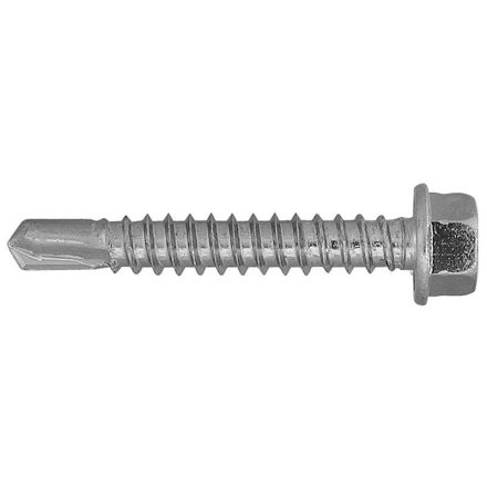 Horganyzott hatlapfejű önfúrós lemezcsavar - 4.8x25 mm