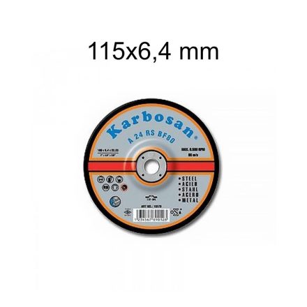 Karbosan tisztítókorong - 115x6,4 mm